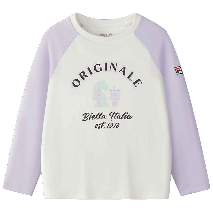 FILA KIDS Long Sleeved T Shirt Cloud White Infant And Toddler