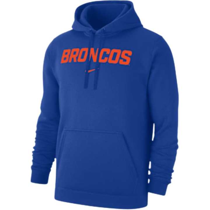 Nike Nike Boise State Club Fleece Men's Nike College Pullover Hoodie