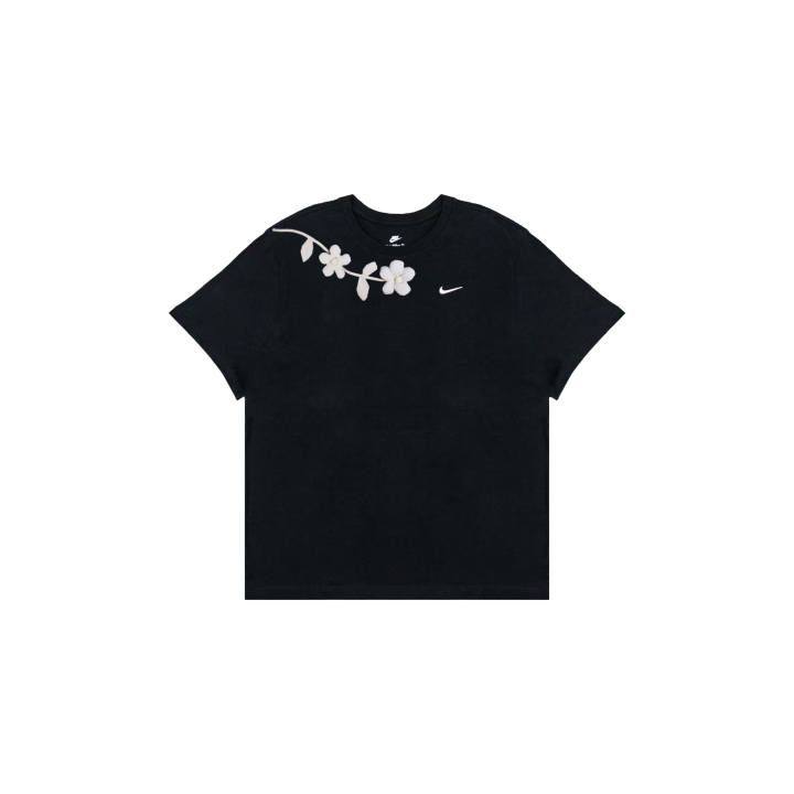 Nike Nike Sportswear T Shirts Men's Black Crew Neck Moderate Straight Fit