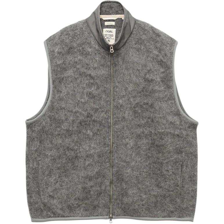 Nanamica FW25 Zip Up Mohair Vest Unisex