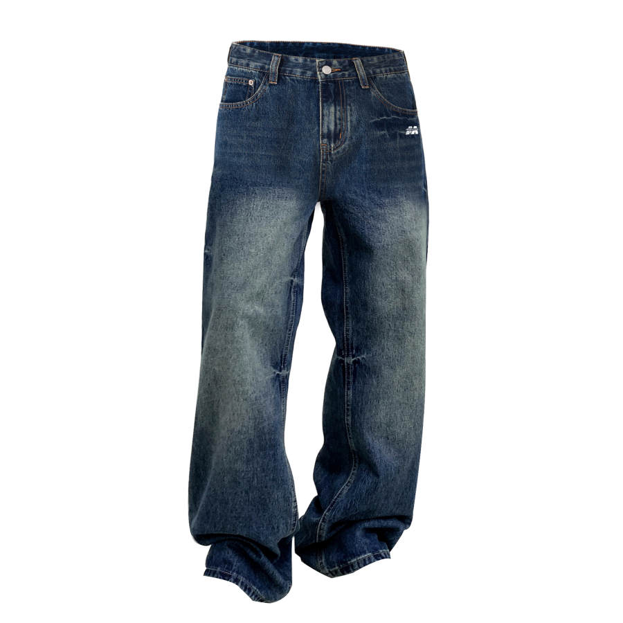 MUSCLETECH MUSCLETECH Jeans Unisex Nostalgic Blue Moderate Straight Fit Pants