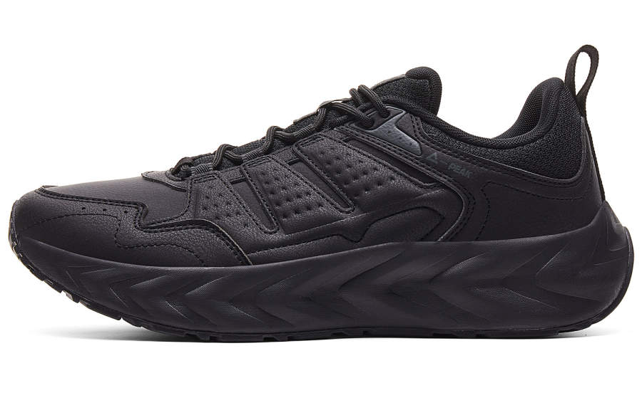 PEAK Textile, Synthetic Leather Cushioning Abrasion Resistant Breathable Rebound Low top Casual Running Shoes Men's