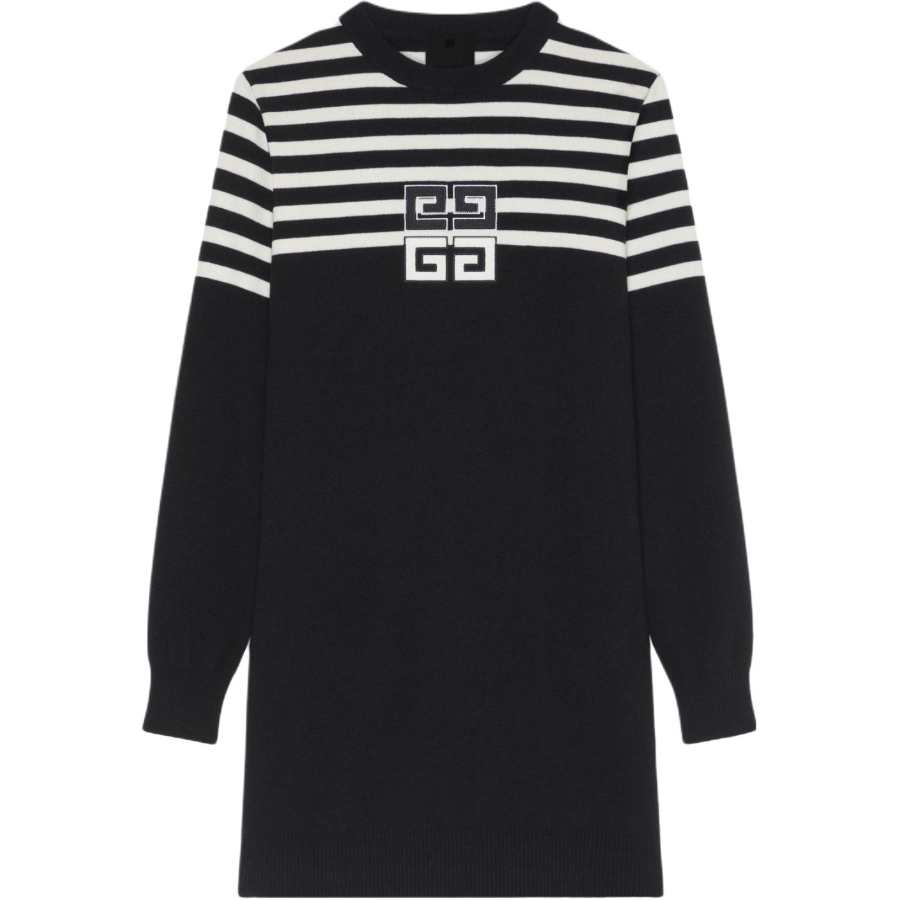 Givenchy Givenchy SS24 Long Sleeved Dress Women's Black