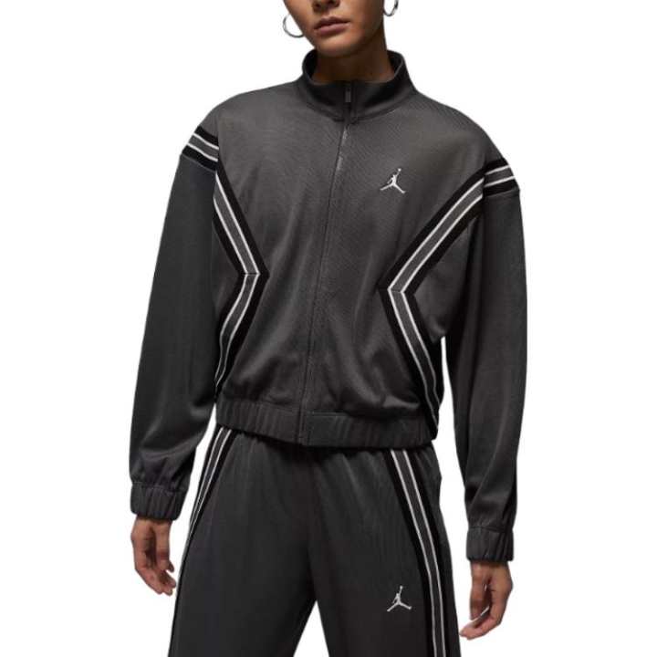 Jordan Jordan Apparel Jackets Women's Iron Gray Stand Collar Moderate Other
