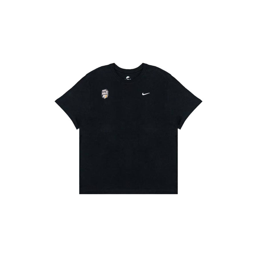 Nike Nike Sportswear T Shirts Men's Black Crew Neck Moderate Straight Fit