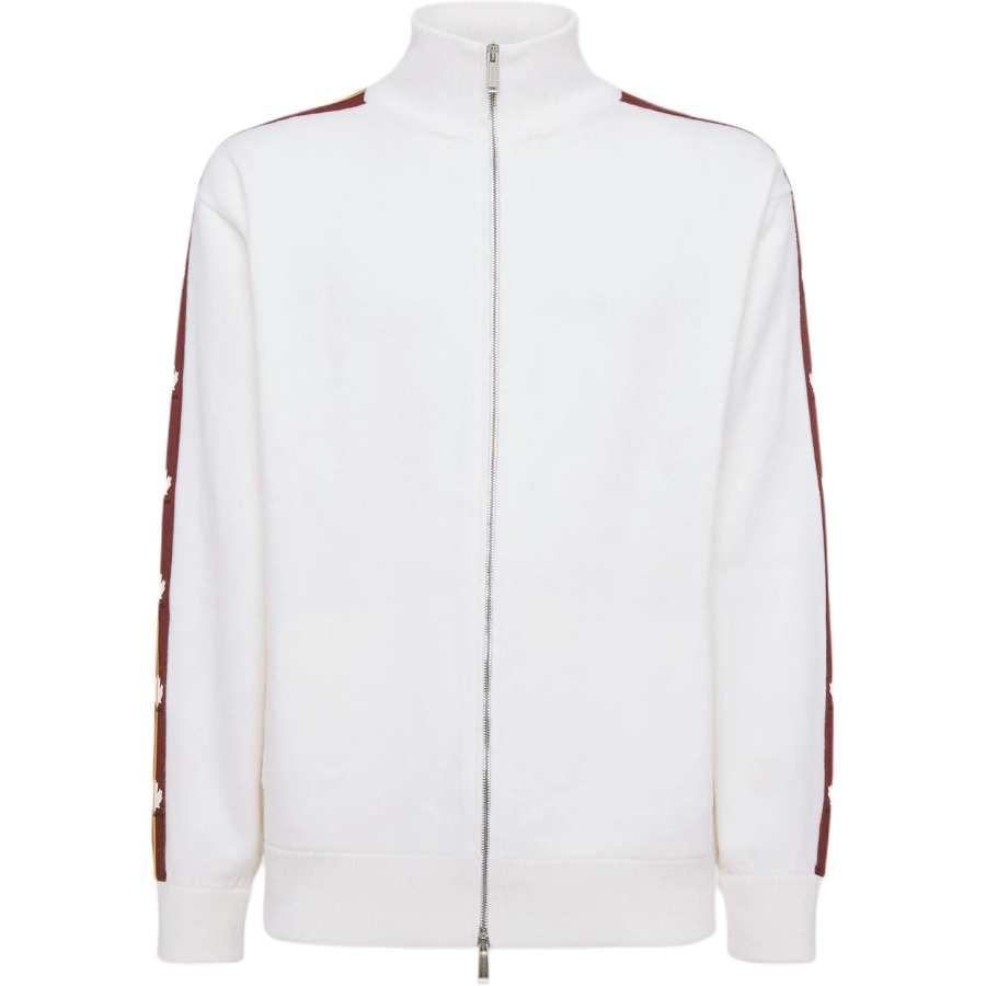 DSQUARED 2 Dsquared 2 logo-tape zip-up sweatshirt