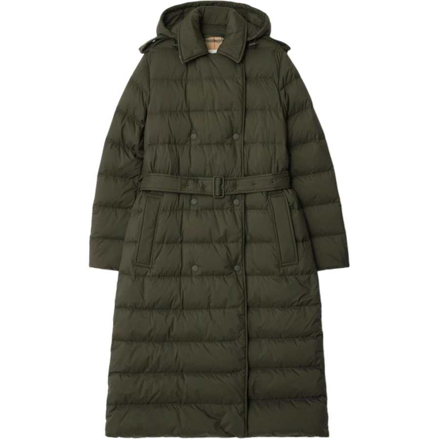 Burberry Long Hooded Puffer Coat