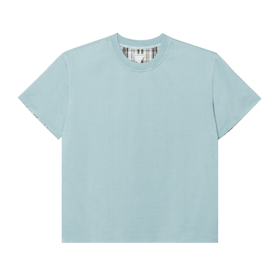 Bottega Veneta Double Layer Checked T-Shirt