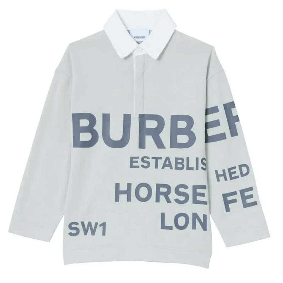 Burberry T Shirt SS23 Green Kids'