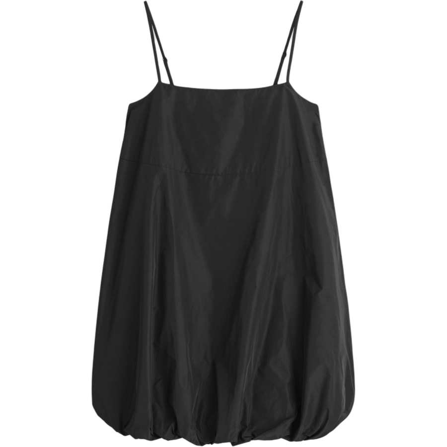 COS Slip Dresses Women's Black Moderate Midi Skirt