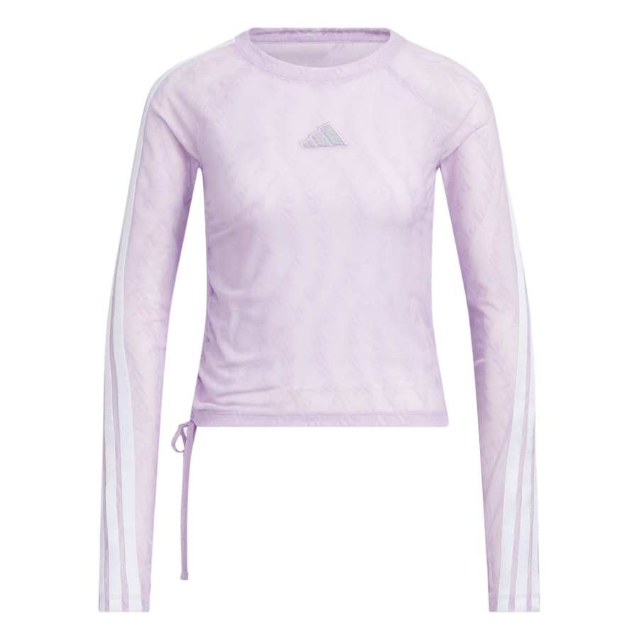 Adidas Adidas T Shirts Women's Powder Plum Purple/White Crew Neck Moderate Other