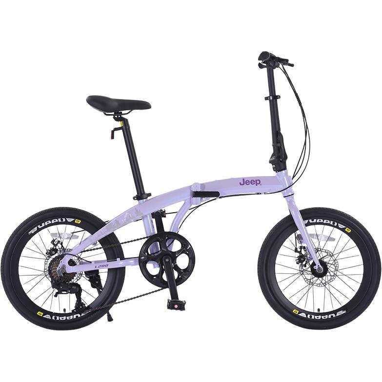 Jeep L200 Aluminum Alloy Disc Brake Folding Bicycles Daily Commute Unisex