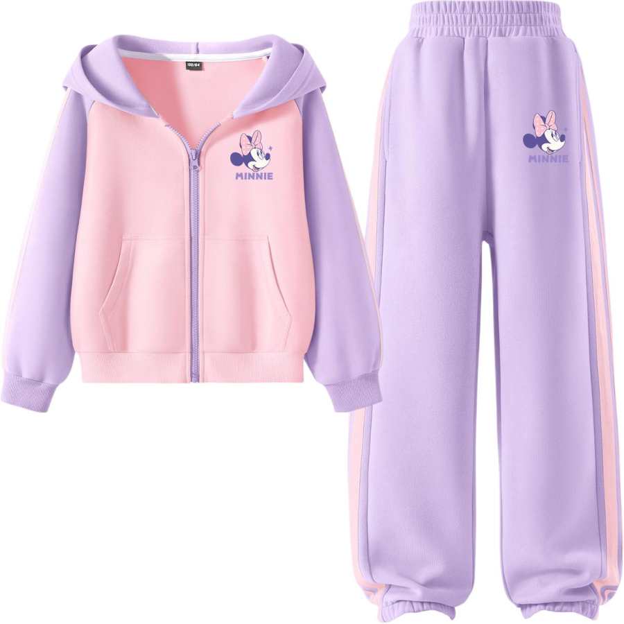 Disney Kids Casual Sportswear Hooded Moderate