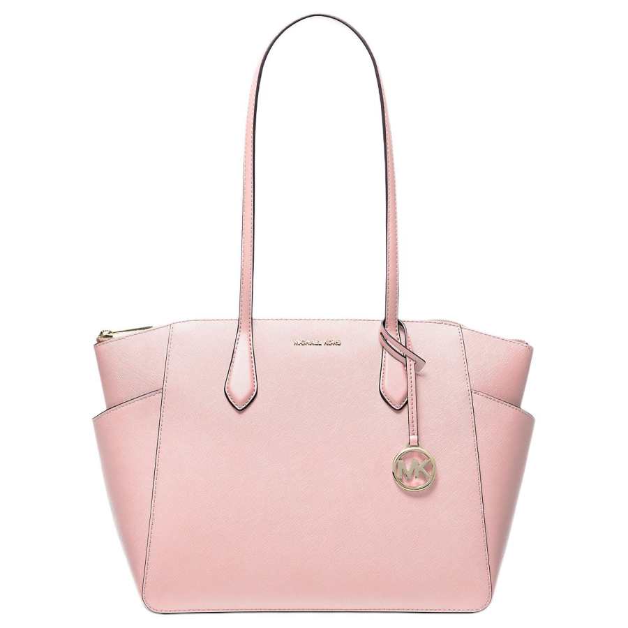 MICHAEL KORS Marilyn Leather Tote Bag, Shopping Bag, Shoulder Bag Medium Women's Pink