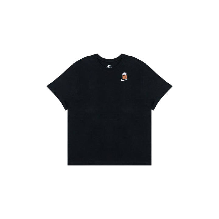 Nike Nike Sportswear T Shirts Men's Black Crew Neck Moderate Straight Fit