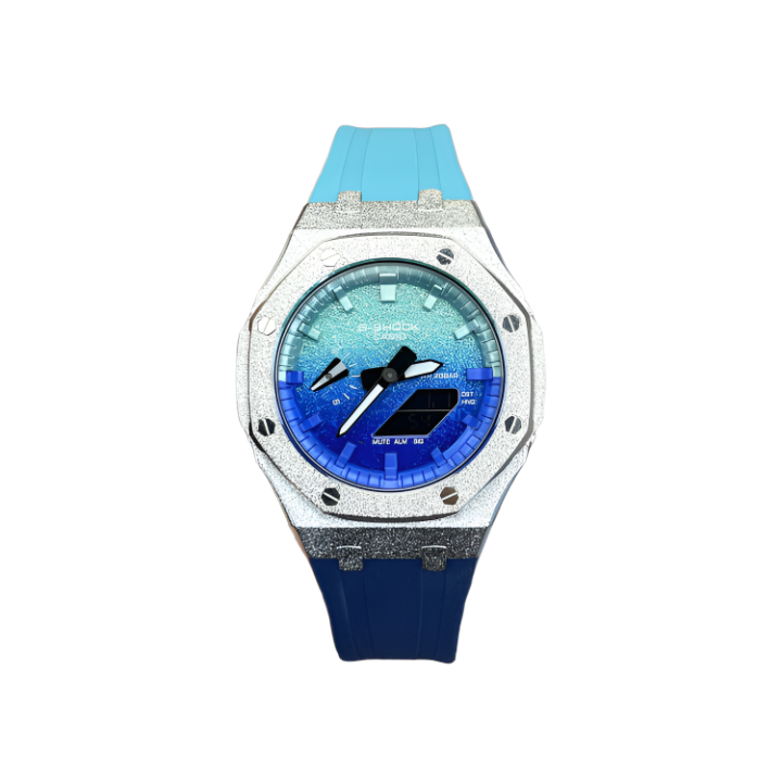 CASIO CASIO Custom Collection GA2100 Collection Quartz Movement Fluoroelastomer Strap Watch Unisex