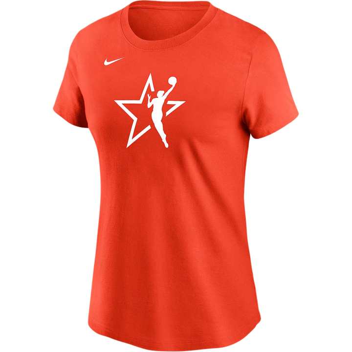 Nike Nike Clothing T Shirts Women's Orange Crew Neck