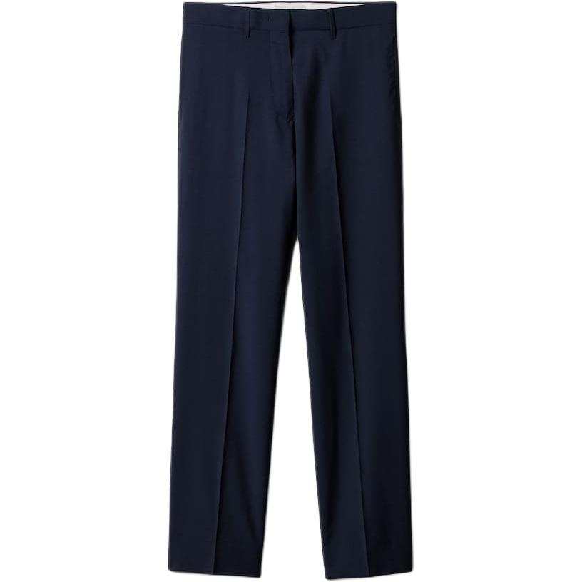 MIU MIU Casual Pants Women's Dark Blue Moderate Straight Fit Pants