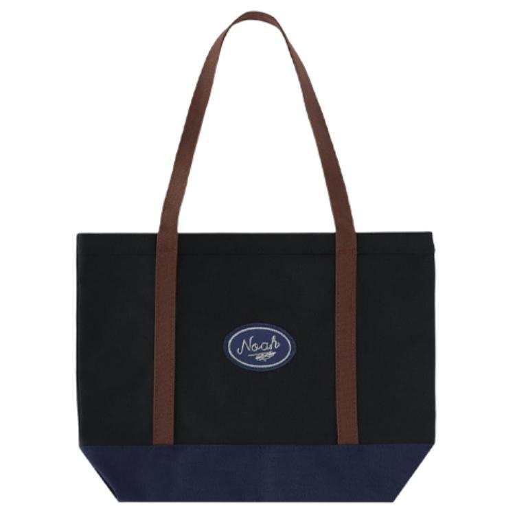NOAH Cotton Tote Handbag Regular Unisex Black