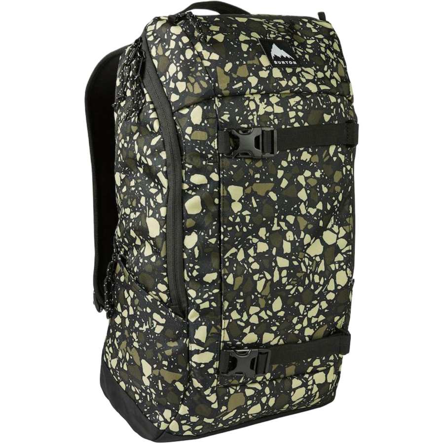 BURTON 27L Mountaineering Bag Outdoor Bag Nylon With Oxford Dark Green Unisex