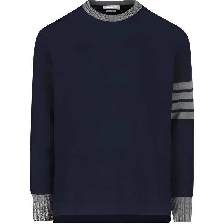 THOM BROWNE THOM BROWNE 4 Bar Striped Crewneck Jumper