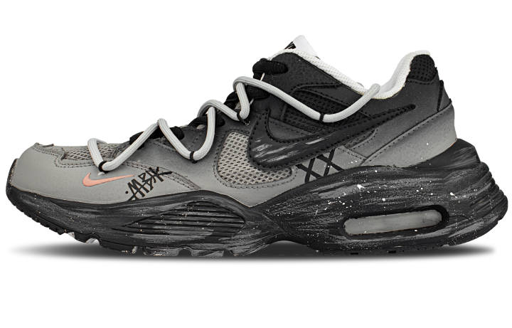 Nike Nike Air Max Fusion Low top Casual Running Shoes Unisex Black