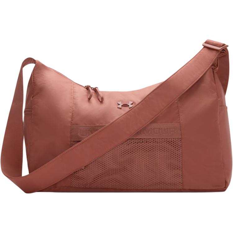 Under Armour 20.5L Polyamide Crossbody One Shoulder Travel Bag Women's Orange Red