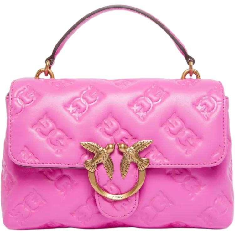 PINKO Sheepskin Handbag Women's Pink