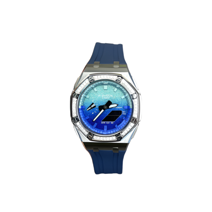 CASIO CASIO Custom Collection GA2100 Collection Quartz Movement Fluoroelastomer Strap Watch Unisex