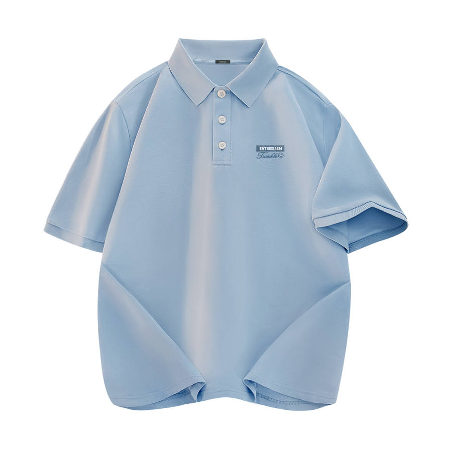 MINISO Polo Shirts Unisex Lapel Moderate Straight Fit