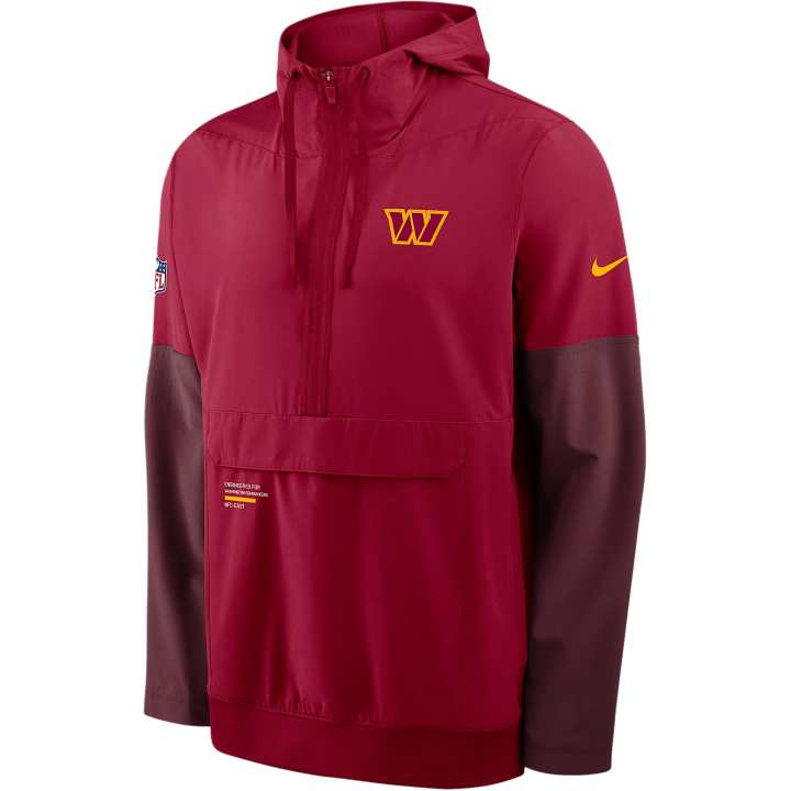 Nike Nike Washington Commanders Well Rounded Anorak Men's Nike Nfl 1/2-Zip Hooded Jacket