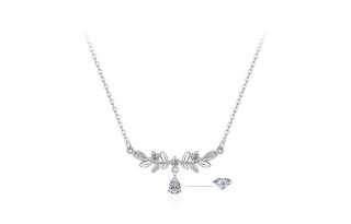 BAILIJIN 999 Silver Zircon Necklaces Unisex