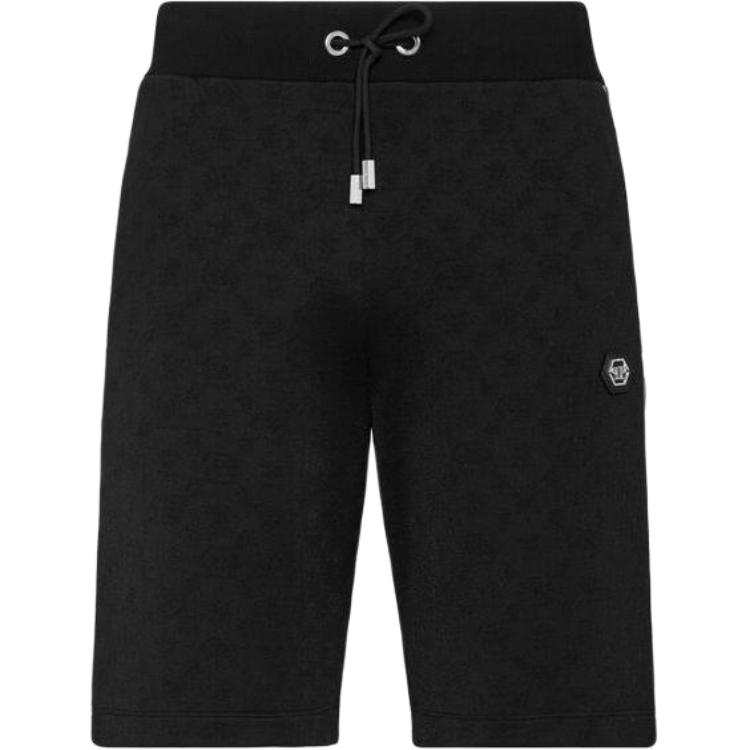 PHILIPP PLEIN Casual Shorts Men's Black Moderate