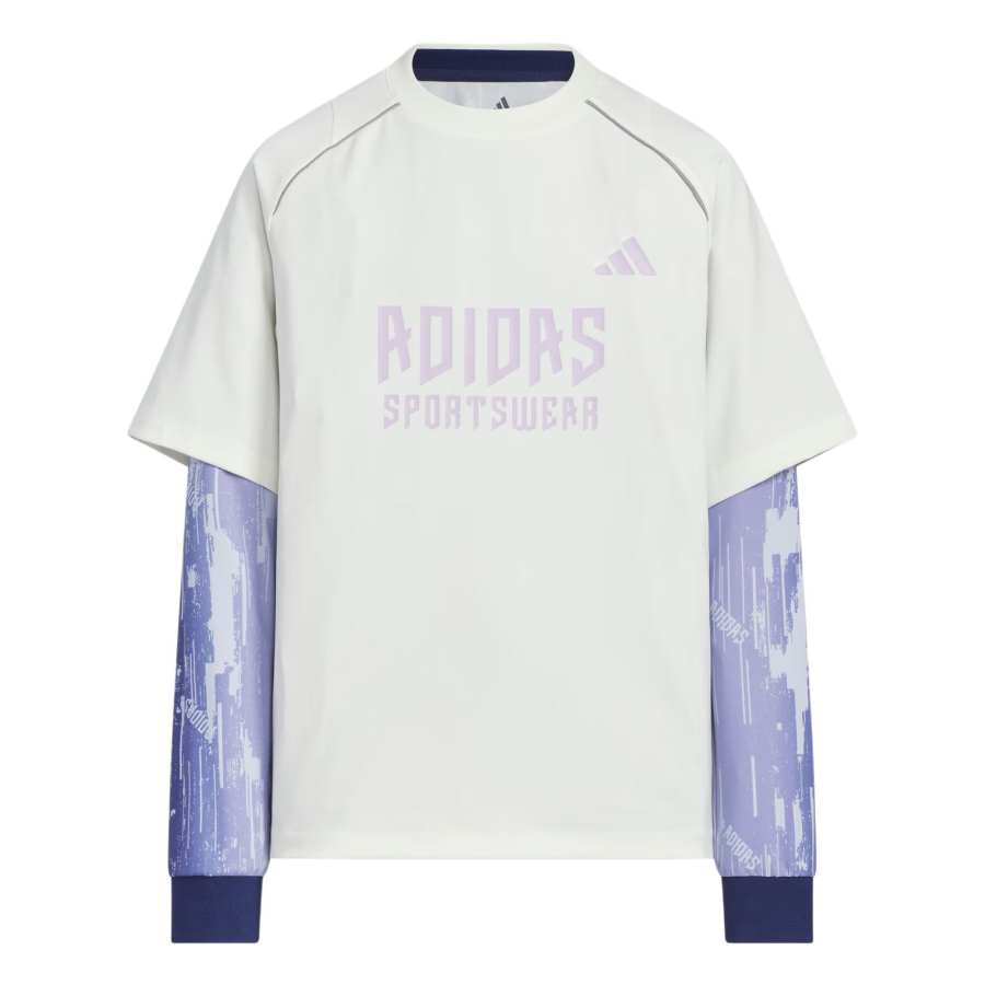 Adidas Adidas Sportswear T Shirt SS25 2 in 1 LONG SLEEVE TOP Kids'