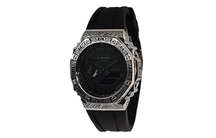 CASIO CASIO Custom Collection GA2100 Collection Quartz Movement Silicone Strap Watch Men's Watches