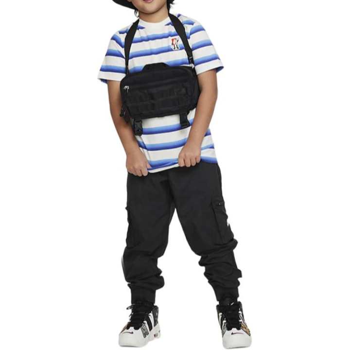 Nike Nike T Shirt Blue White Stripes Kids'