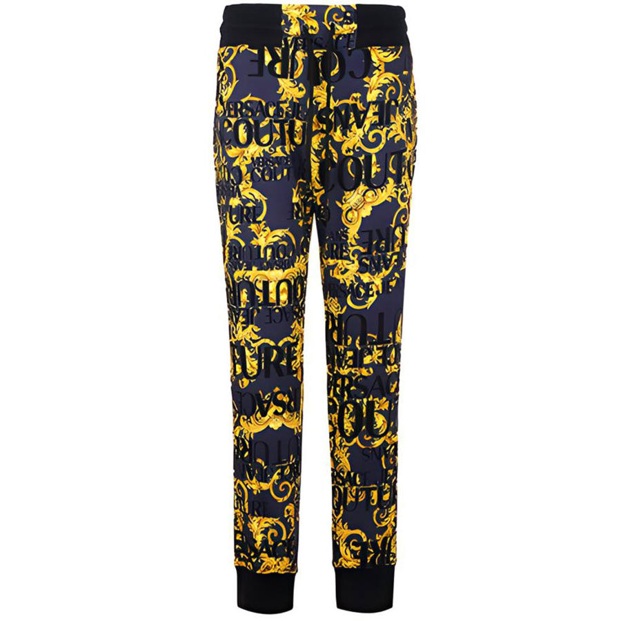 VERSACE JEANS COUTURE Knitted Sweatpants Men's Yellow
