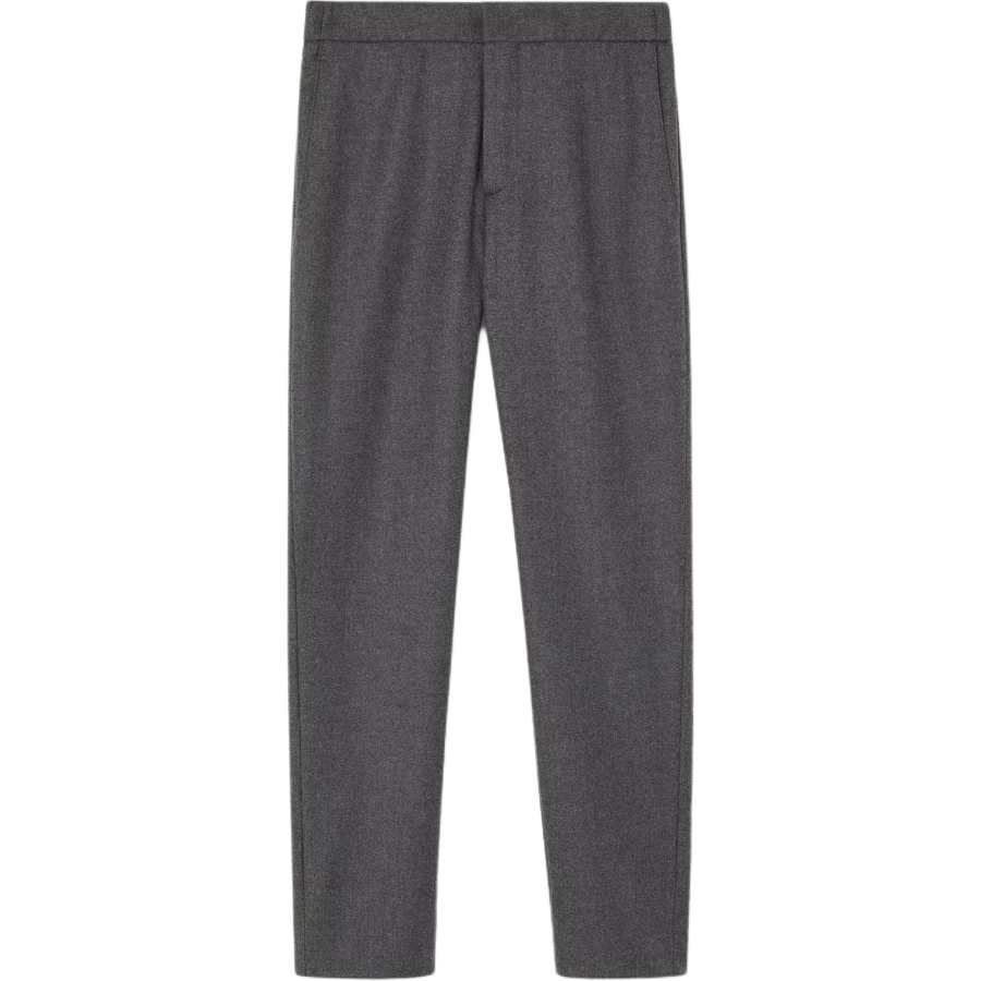 Loro Piana Casual Pants Men's Gray Moderate Straight Fit Pants
