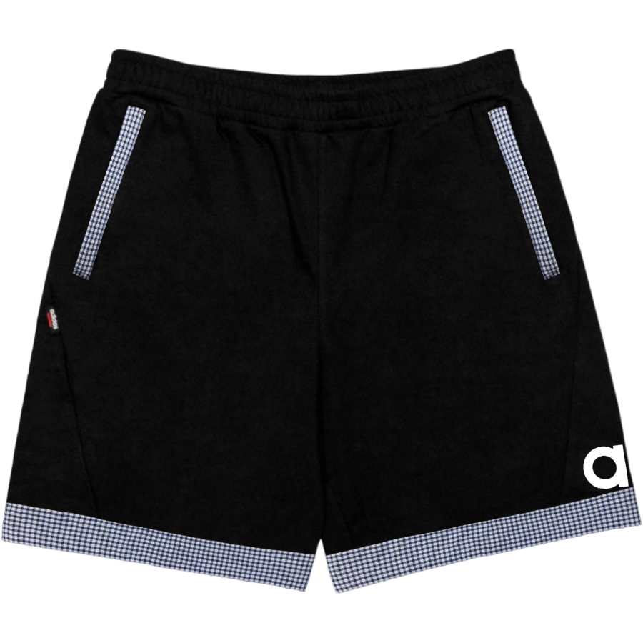 Adidas Adidas Local Star Local Celebrity Plaid Movement Casual Shorts Unisex Black