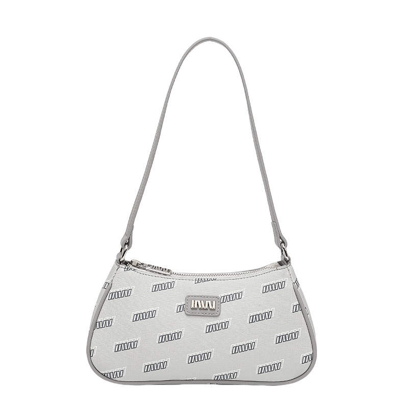 SEPTWOLVES SEPTWOLVES Artificial Leather Shoulder Bag Regular Women's Gray