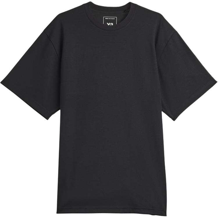 Y-3 Y 3 T Shirts Men's Black Crew Neck Moderate Straight Fit
