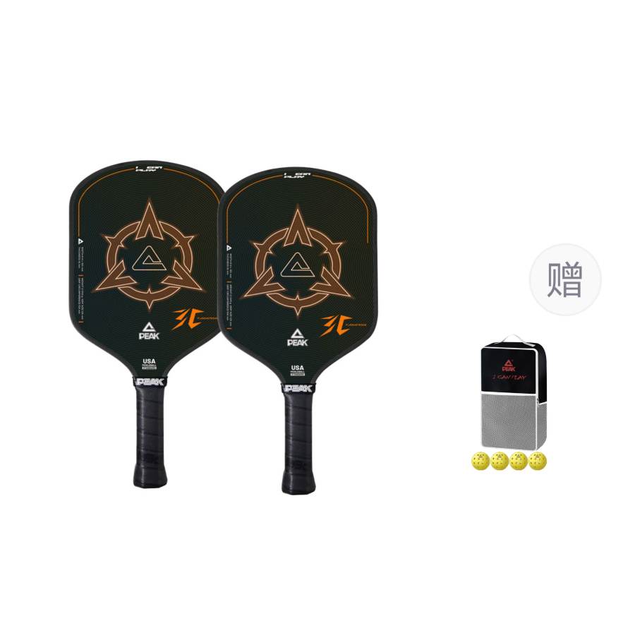 PEAK Instant Kill Collection Pickleball Paddles Carbon Fiber Matte Outdoor Sports Training Competition Unisex