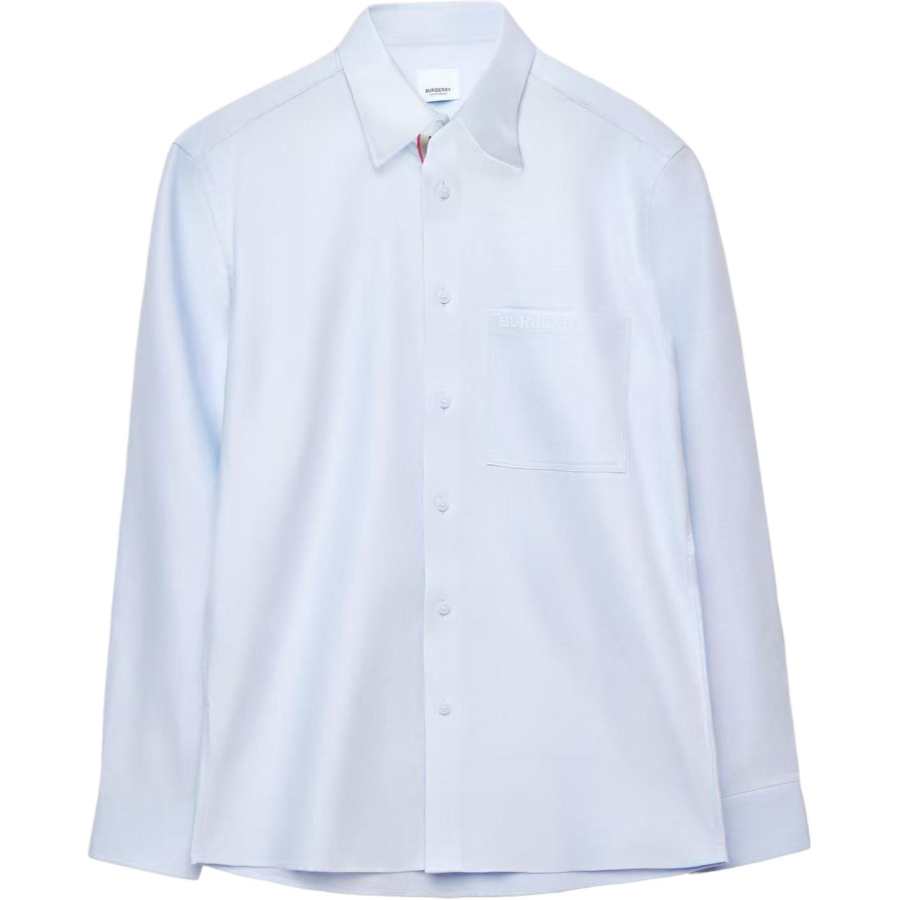 Burberry Shirt Men's Light Blue