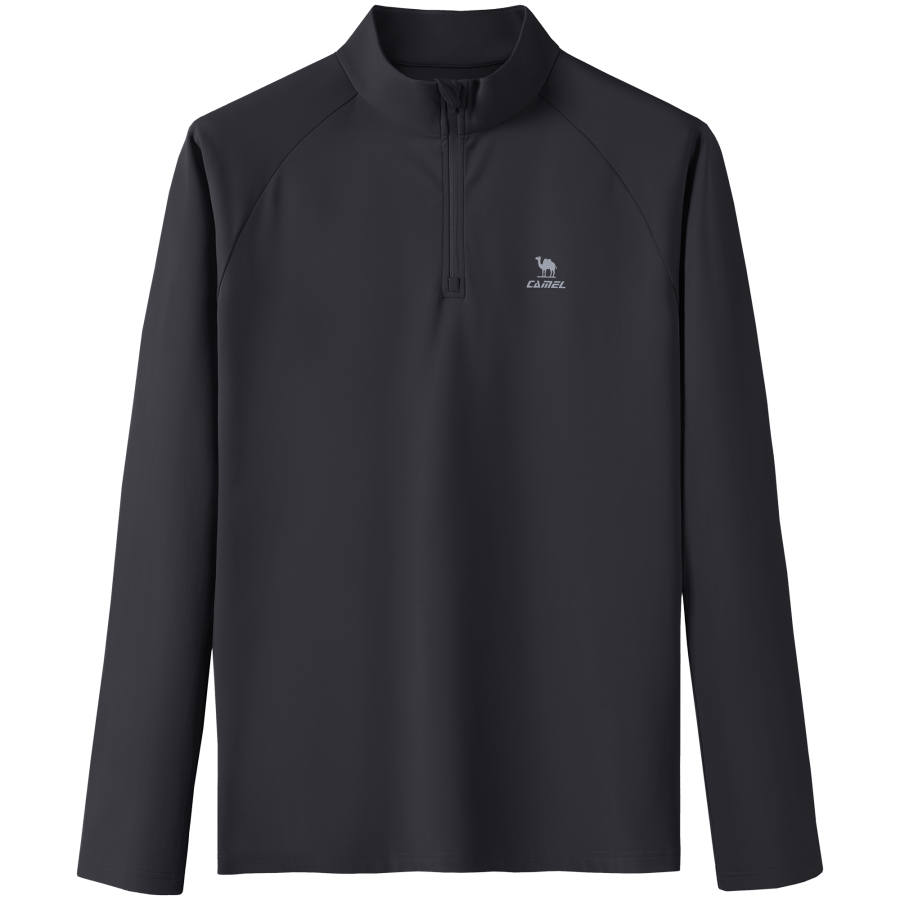 CAMEL CAMEL Quick Dry T Shirts Men's Stand Collar