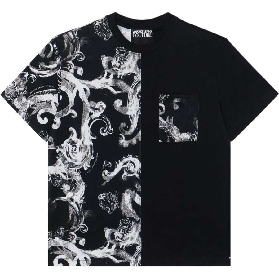 Versace Jeans Couture Baroque Printed Crewneck T-Shirt
