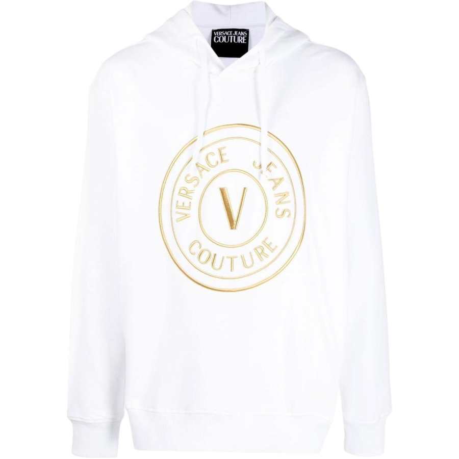 VERSACE JEANS COUTURE 【Previous SeasonReplicated_PM】logo-print cotton hoodie