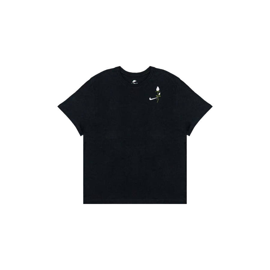 Nike Nike Sportswear T Shirts Men's Black Crew Neck Moderate Straight Fit
