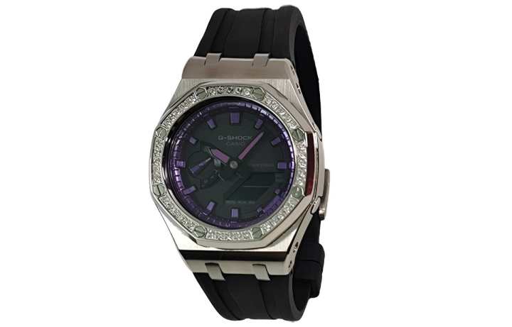 CASIO CASIO Custom Collection GA2100 Collection Quartz Movement Fluoroelastomer Strap Watch Men's Watches