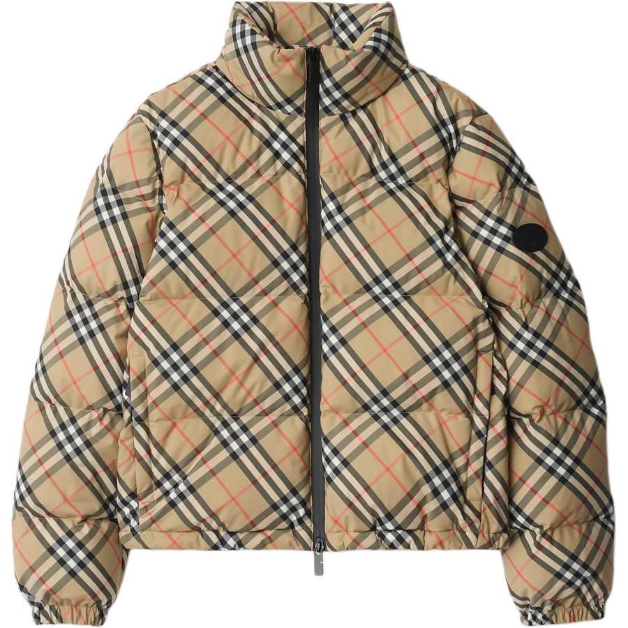 Burberry Burberry Vintage Check-pattern puffer jacket
