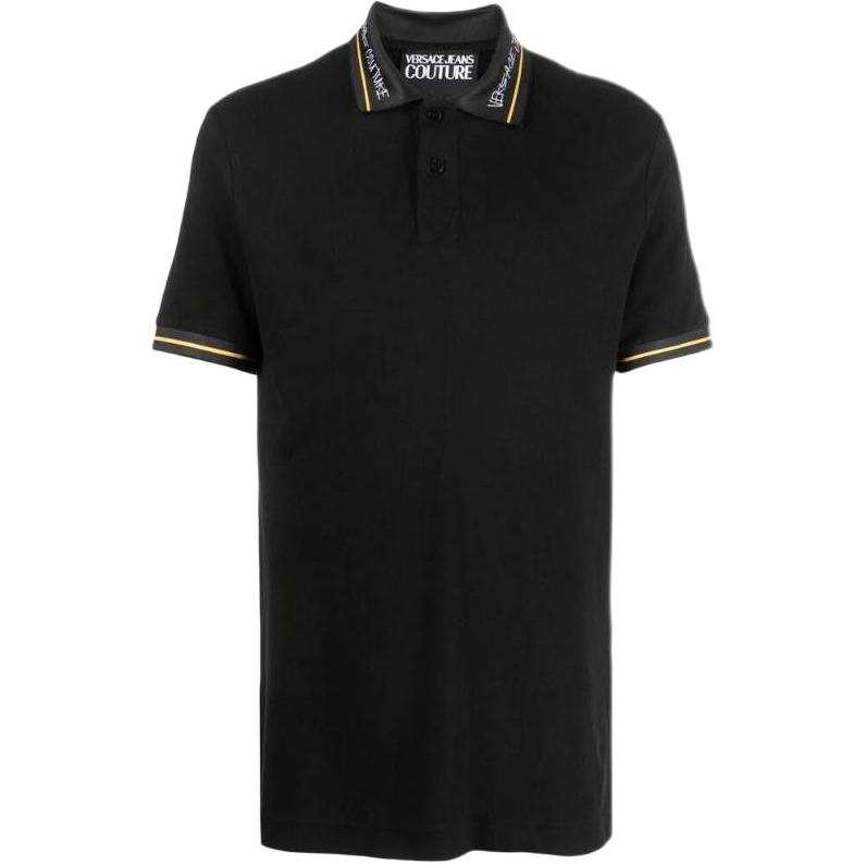 VERSACE JEANS COUTURE 【Previous Season】logo-print collar polo shirt